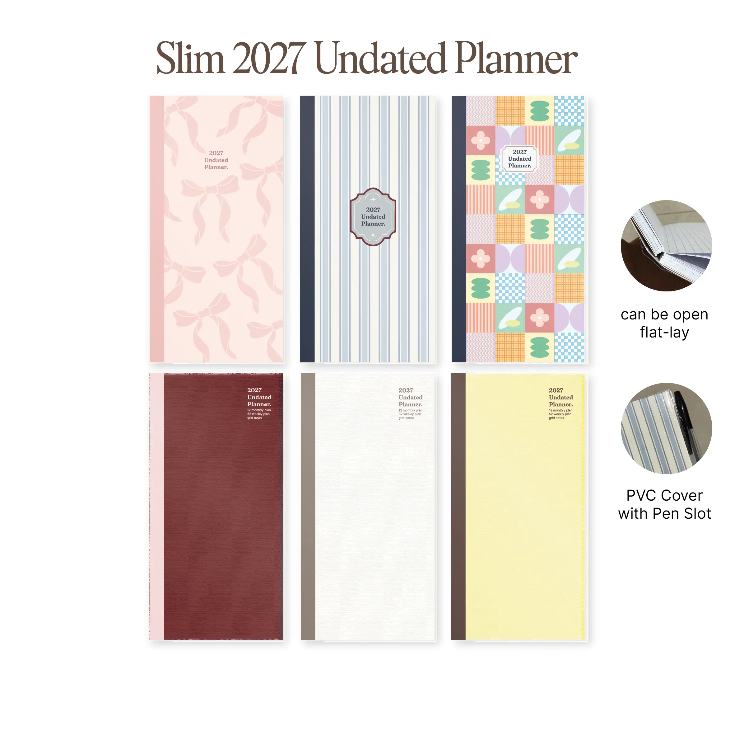 2027 Slim Planner — Paperie Lab