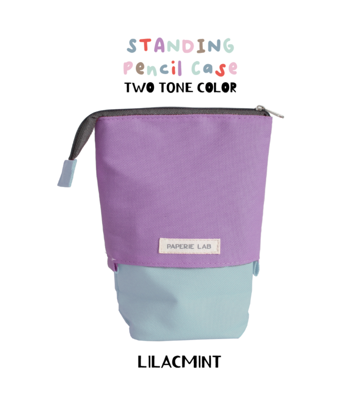 Standing Pencil Case - Lilac Mint