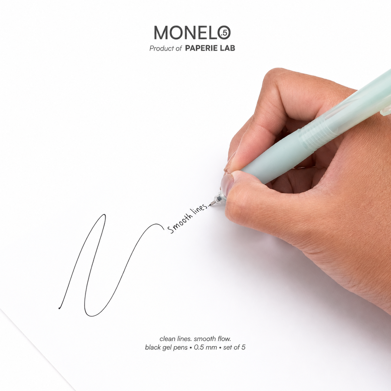 Monelo - Black Ink Pens (set of 5) - Image 2